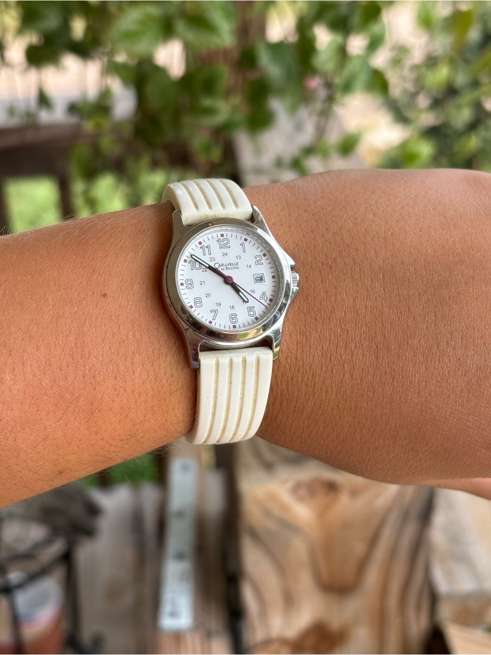 Caravelle by Bulova silver tone ladies watch